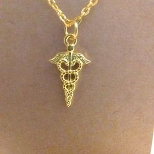 Medical Symbol (Caduceus) Necklace